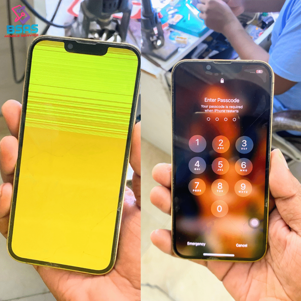 iphone 13 pro green screen repair