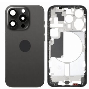 iPhone 15 Pro Back Housing (Black)