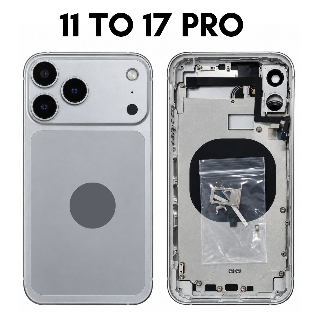 iPhone 11to iPhone 17 Pro Converter Back Panel Housing Body