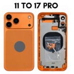 iPhone 11to iPhone 17 Pro Converter Back Panel Housing Body