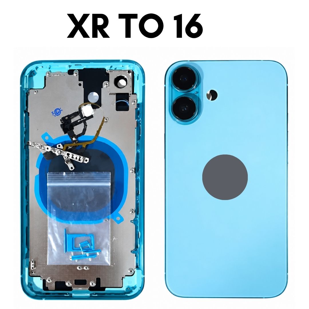 iPhone XR to iPhone 16 Converter Back Panel Housing Body