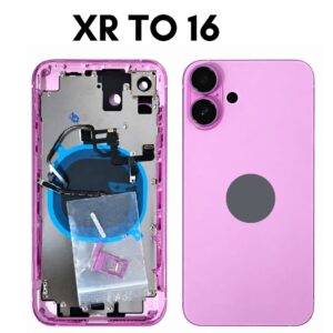 iPhone XR to iPhone 16 Converter Back Panel Housing Body