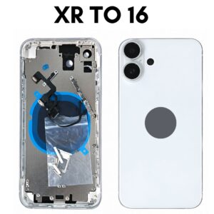 iPhone XR to iPhone 16 Converter Back Panel Housing Body