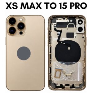 iPhone Xs Max to iPhone 15 Pro Converter Back Panel Housing Body