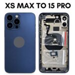 iPhone Xs Max to iPhone 15 Pro Converter Back Panel Housing Body