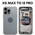 iPhone Xs Max to iPhone 15 Pro Converter Back Panel Housing Body