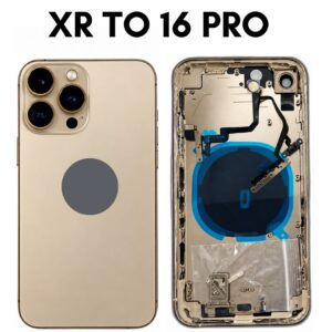 iPhone XR to iPhone 16 Pro Converter Back Panel Housing Body