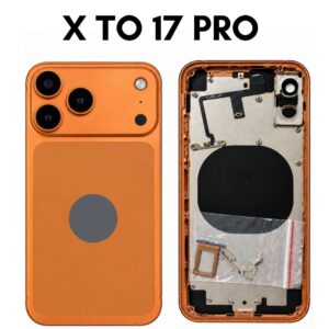 iPhone x to iPhone 17 Pro Converter Back Panel Housing Body
